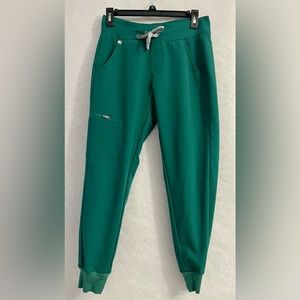 Figs Scrubs Women’s Zamora Jogger Hunter Green XS petite